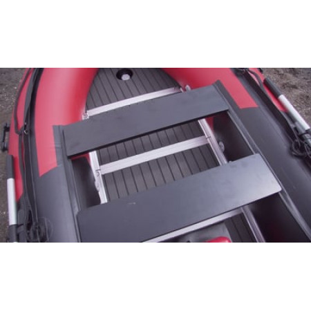 Лодка ПВХ STORMLINE Flexiteek 360 (черно-зеленая/красно-черная)