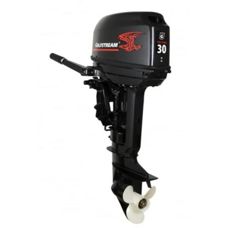 Лодка ПВХ АПАЧИ 3700 НДНД + 2х-тактный лодочный мотор GOLFSTREAM T 30 ABMS