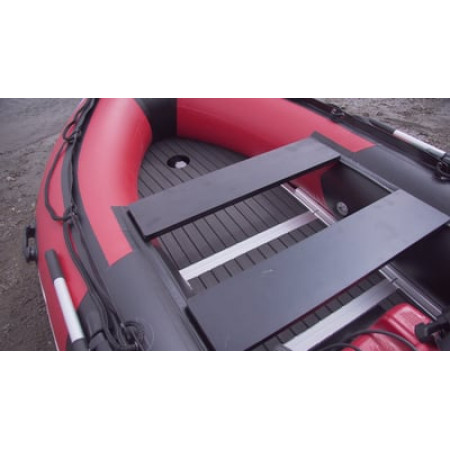 Лодка ПВХ STORMLINE Flexiteek 360 (черно-зеленая/красно-черная)