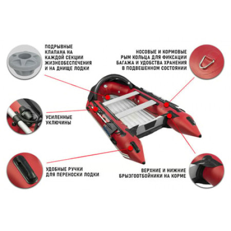 Лодка ПВХ STORMLINE Heavy Duty Air Pro 430