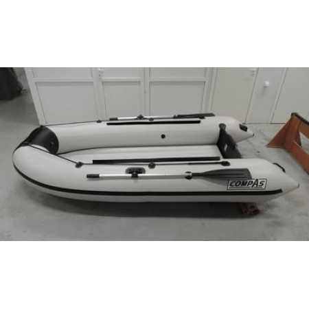 Лодка ПВХ COMPAS 325E + 2х-тактный лодочный мотор MERCURY ME 9.9 MH TMC (247CC)