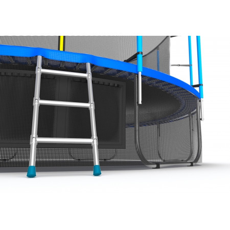 EVO JUMP Internal 16ft (Blue) + Lower net. Батут с внутренней сеткой и лестницей, диаметр 16ft (синий) + нижняя сеть
