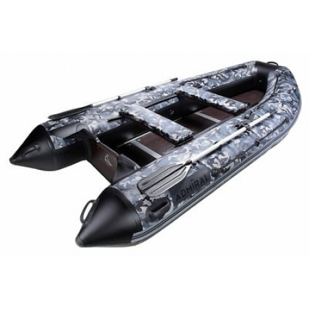 Лодка ПВХ АДМИРАЛ 360 SPORT + 2х-тактный лодочный мотор MIKATSU M15FHS