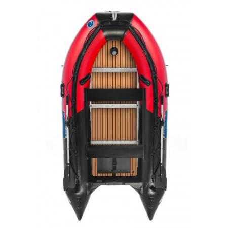 Лодка ПВХ STORMLINE Flexiteek 380 (черно-зеленая/красно-черная)