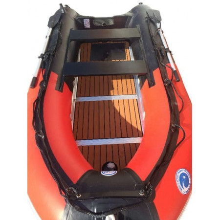 Лодка ПВХ STORMLINE Flexiteek 310 (черно-зеленая/красно-черная)
